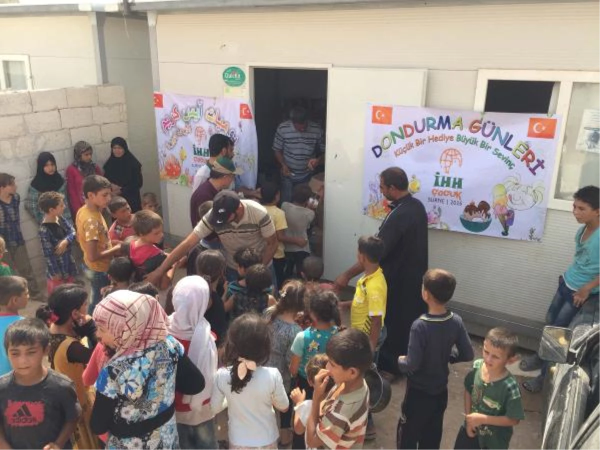İhh\'dan Suriye\'de 10 Bin Çocuğa Dondurma