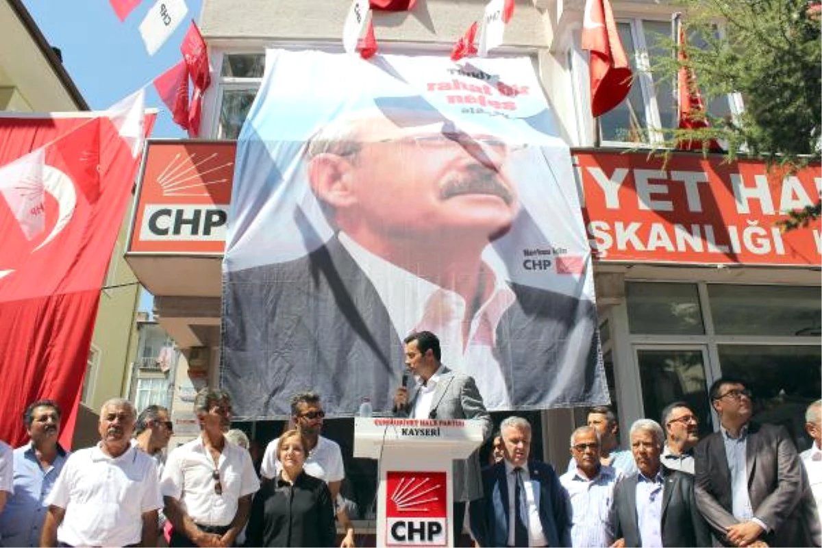 Kayseri\'de Chp"Den Kılıçdaroğlu\'nun Konvoyuna Saldırıya Tepki