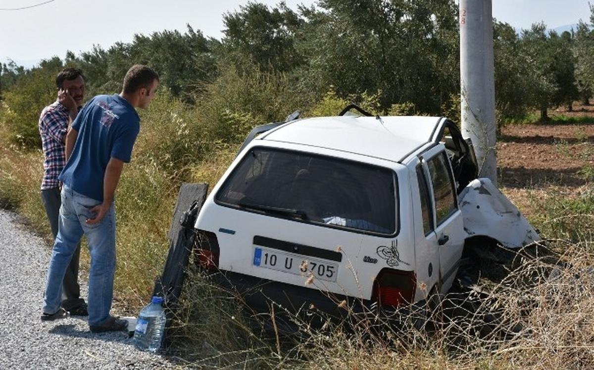 Manisa\'da Trafik Kazası: 1 Ölü, 3 Yaralı