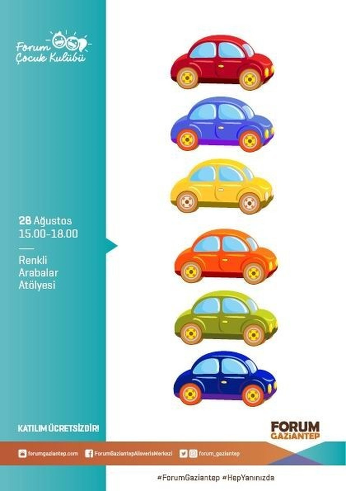 Minikler Rengarenk Arabalar Tasarlayacak