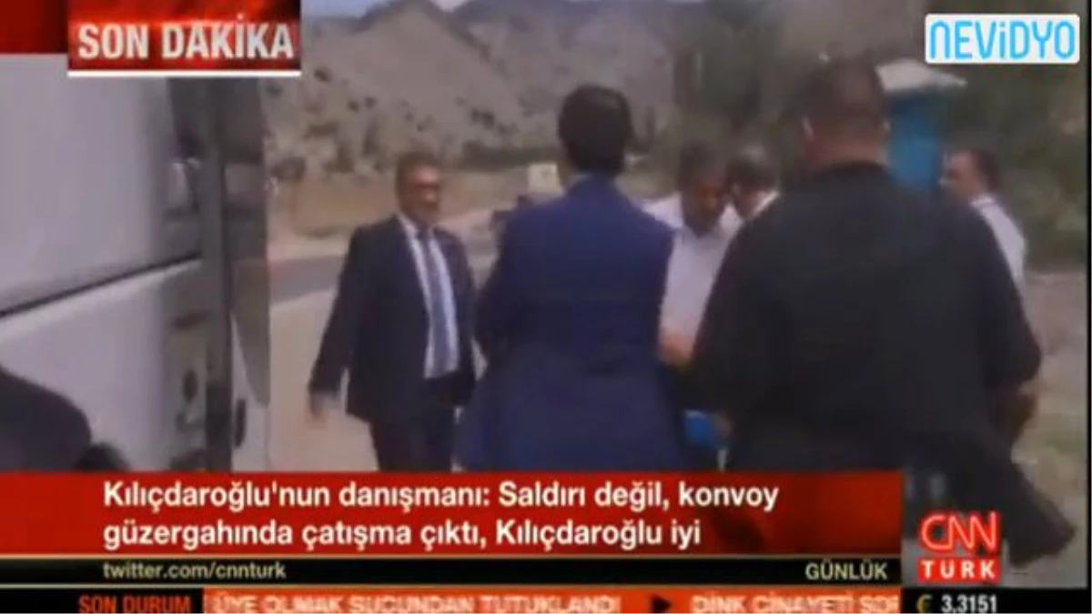 Artvin\'de Kılıçdaroğlu\'nun Konvoyuna Ateş Açıldı