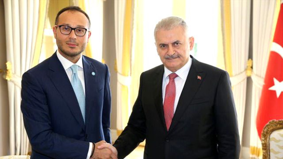 Başbakan Yıldırım\'ın Şahbaz Şerif\'i Kabulü