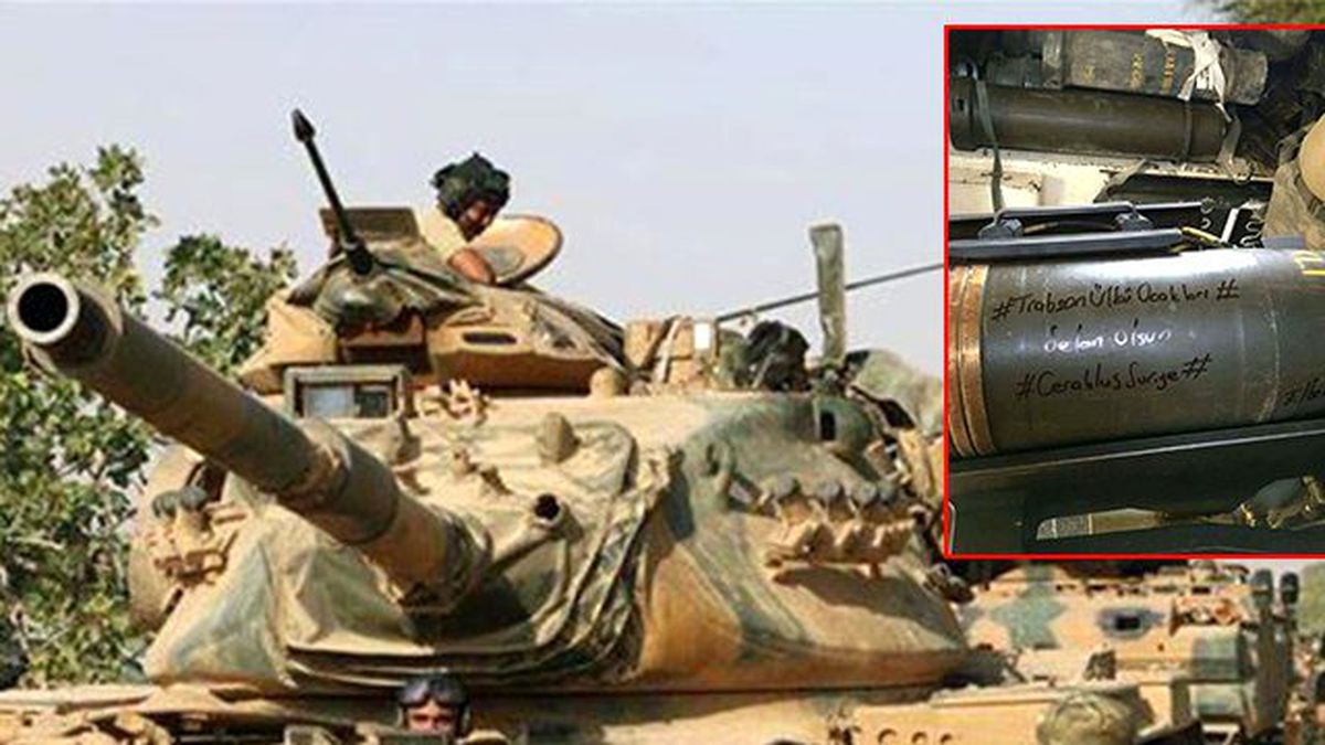 Cerablus'tan Trabzon'a Top Mermisi ile Selam Gönderdiler