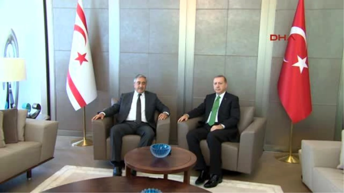 Cumhurbaşkanı Erdoğan KKTC Cumhurbaşkanı Akıncı ile Görüştü
