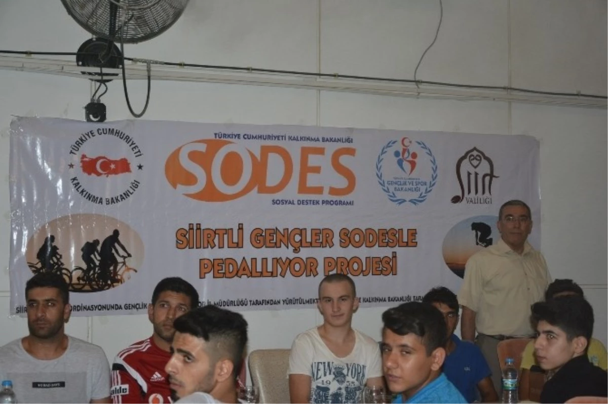 Siirtli Gençler Sodes\'le Pedallıyor Projesinin Sertifika Töreni Düzenlendi