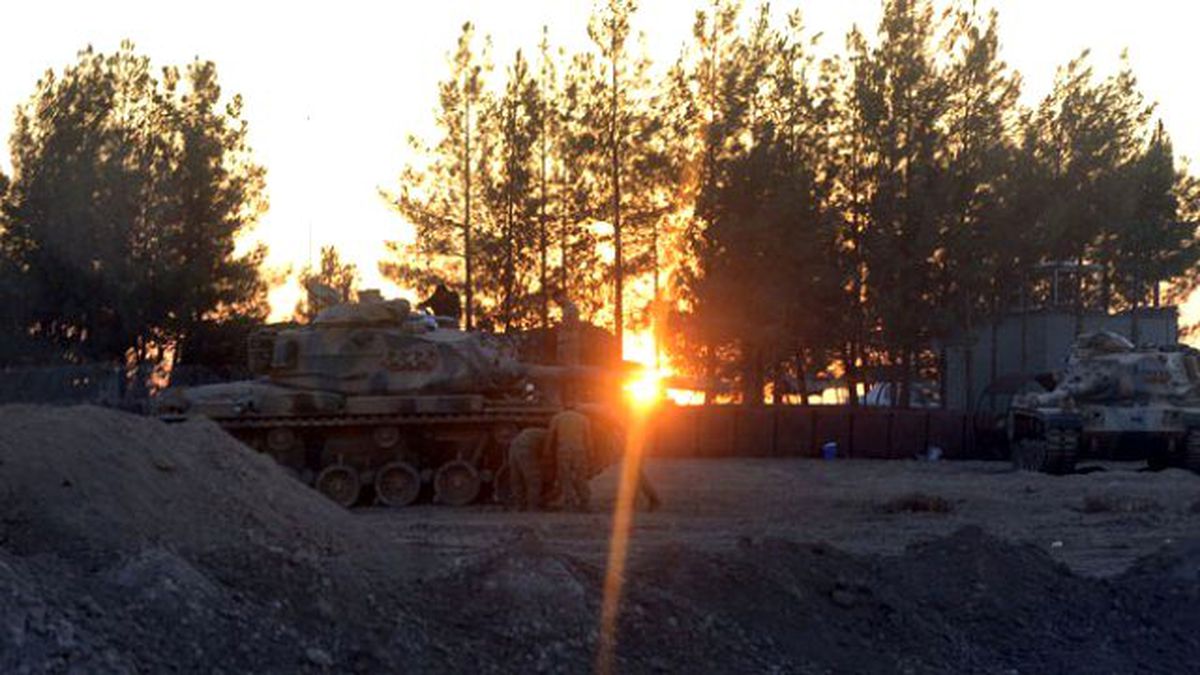 1 Askerin Şehit Olduğu Cerablus'a Askeri Sevkiyat