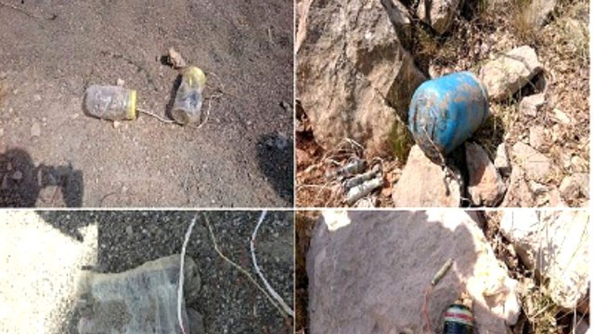 Lice\'de Menfeze Yerleştirilmiş 700 Kilo EYP Ele Geçirildi