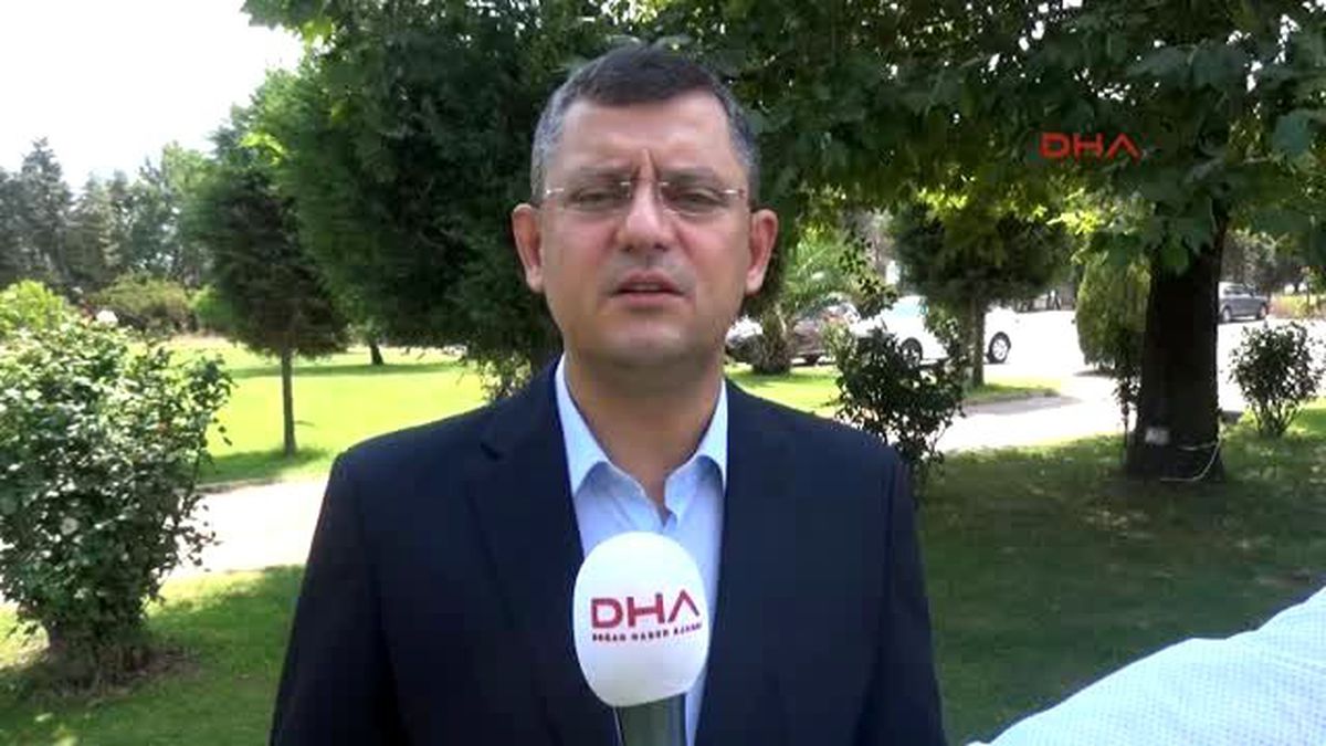 Manisa CHP\'li Özel: Hakkari ve Şırnak İlçe Yapılacak
