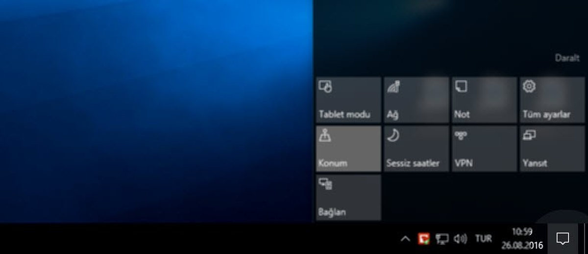 Windows 10\'un Yeni Simgesini Kapatın!