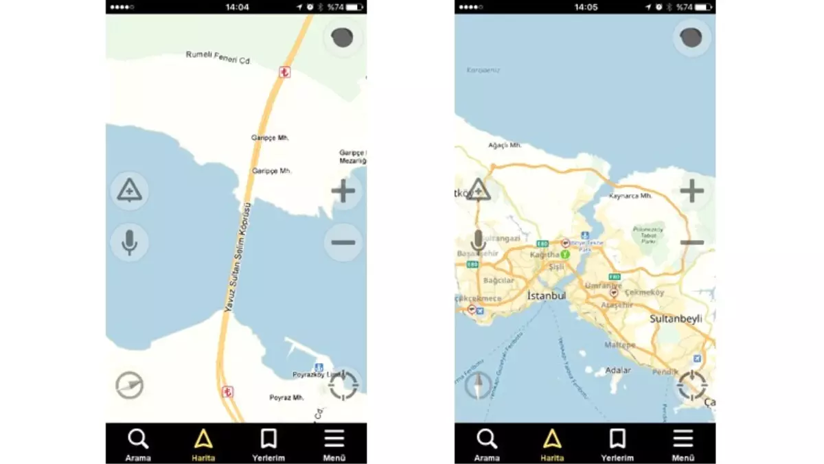 2\'inci Köprü Yandex.navigasyon\'da