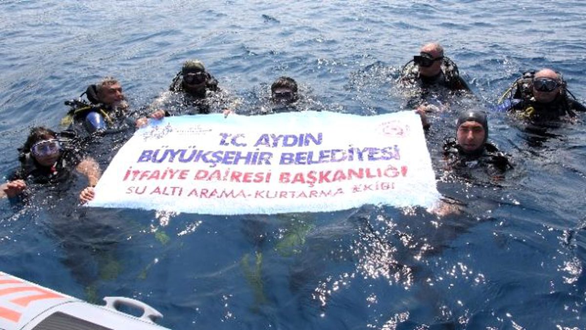 Büyükşehir İtfaiyecileri Su Altı Kurtarma Ekibi Kurdu