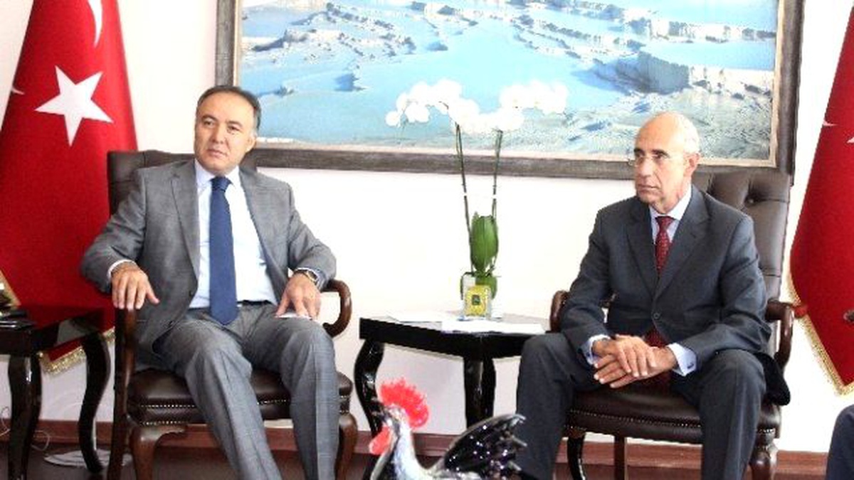 İtalya Büyükelçisi Luigi Mattiolo, Denizli\'de