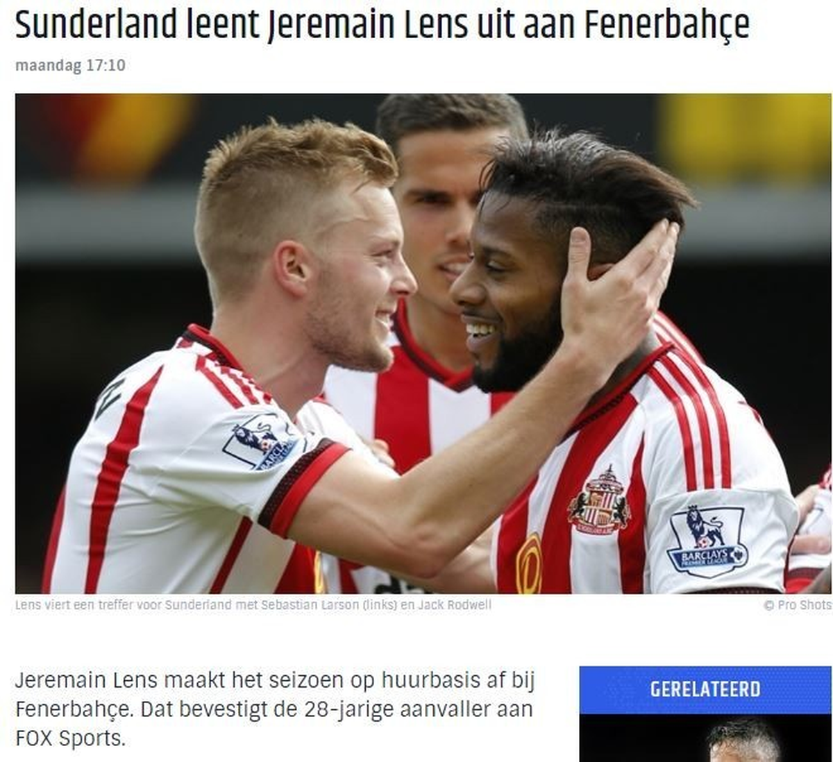 Jeremain Lens\'ten Fenerbahçe Açıklaması