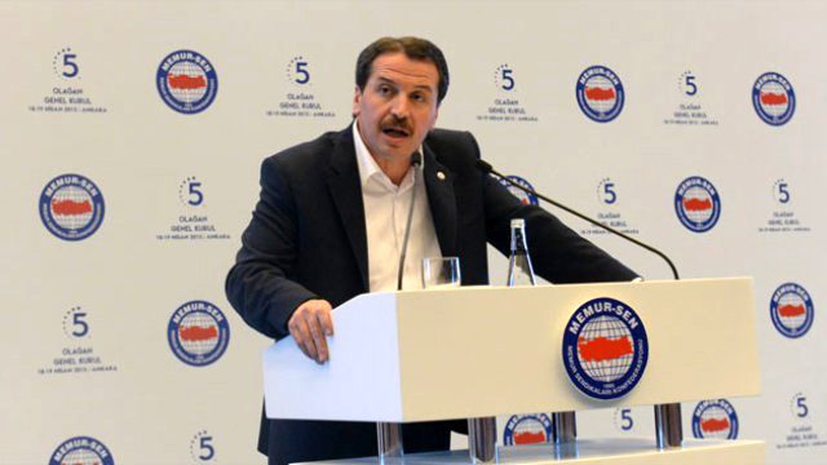 Memur-Sen Genel Başkanı Yalçın Açıklaması