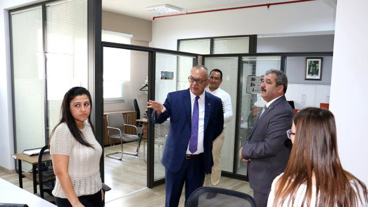 Başkan Ergün\'den Daire Başkanlarına Ziyaret