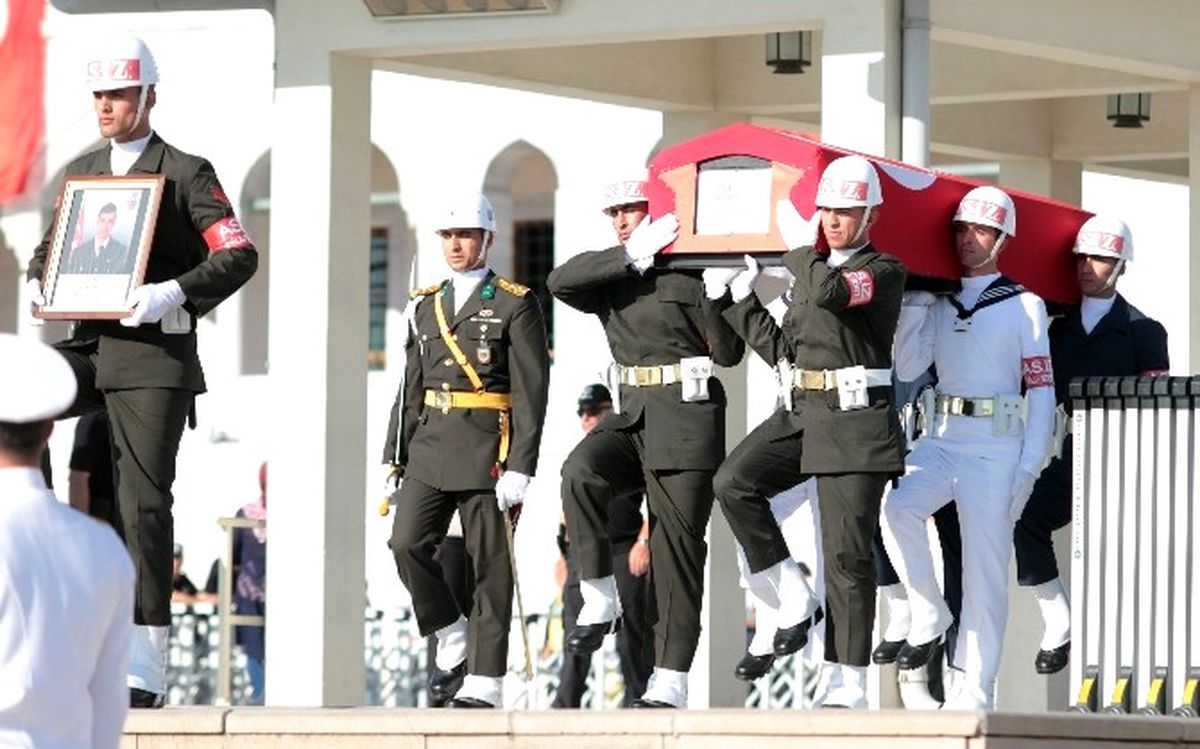 Başkent Şehidini Uğurladı