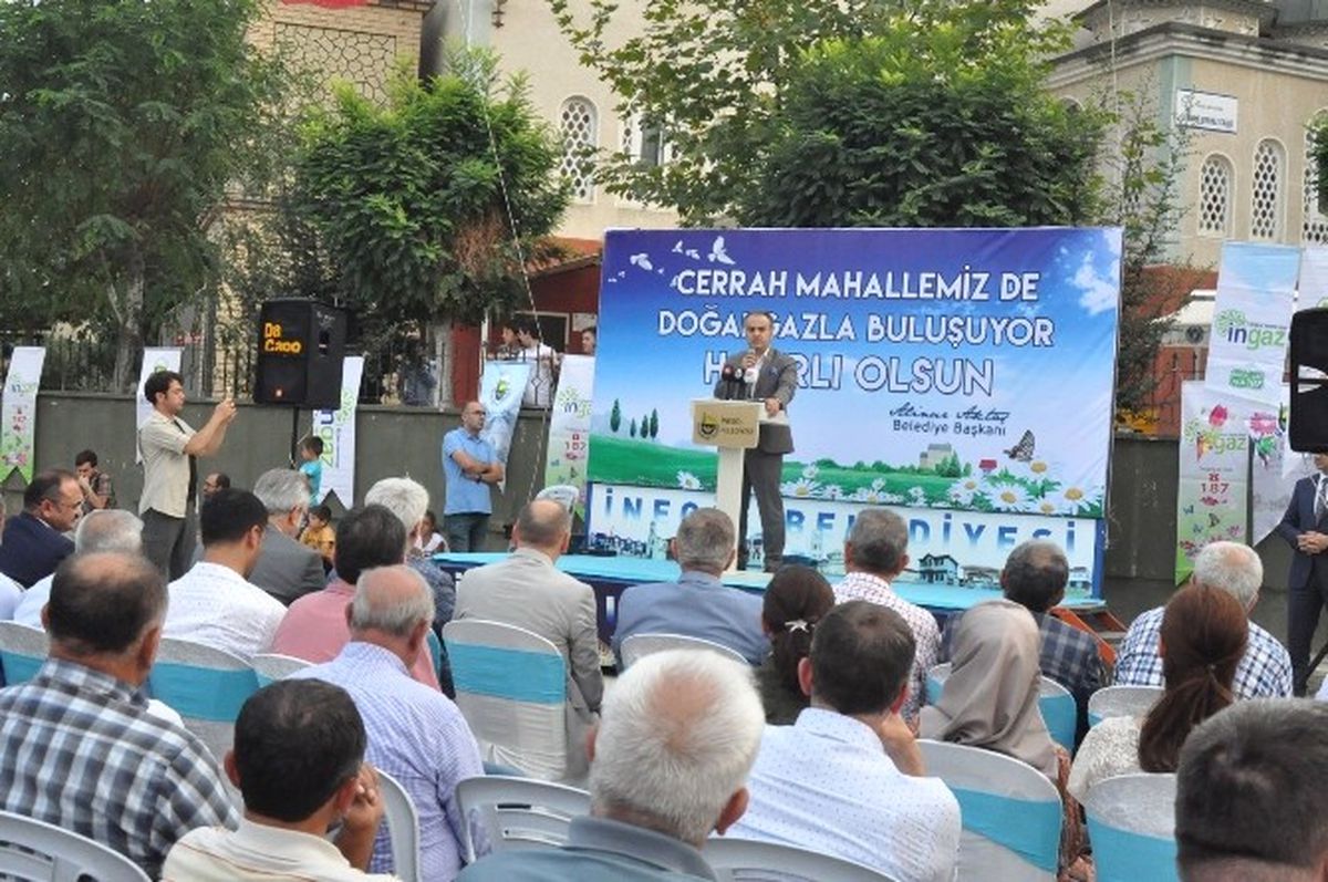 Cerrah\'ta Doğalgaz Ateşi Yandı