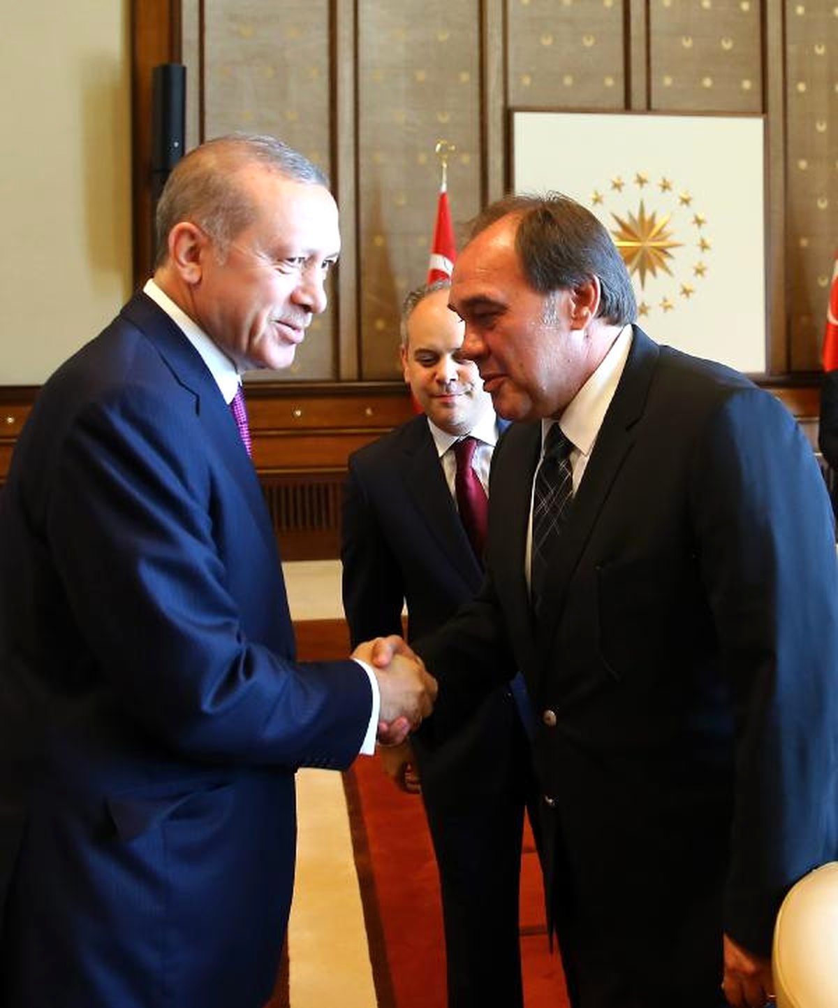 Cumhurbaşkanı Erdoğan, Kulüpler Birliği Heyeti\'ni Kabul Etti