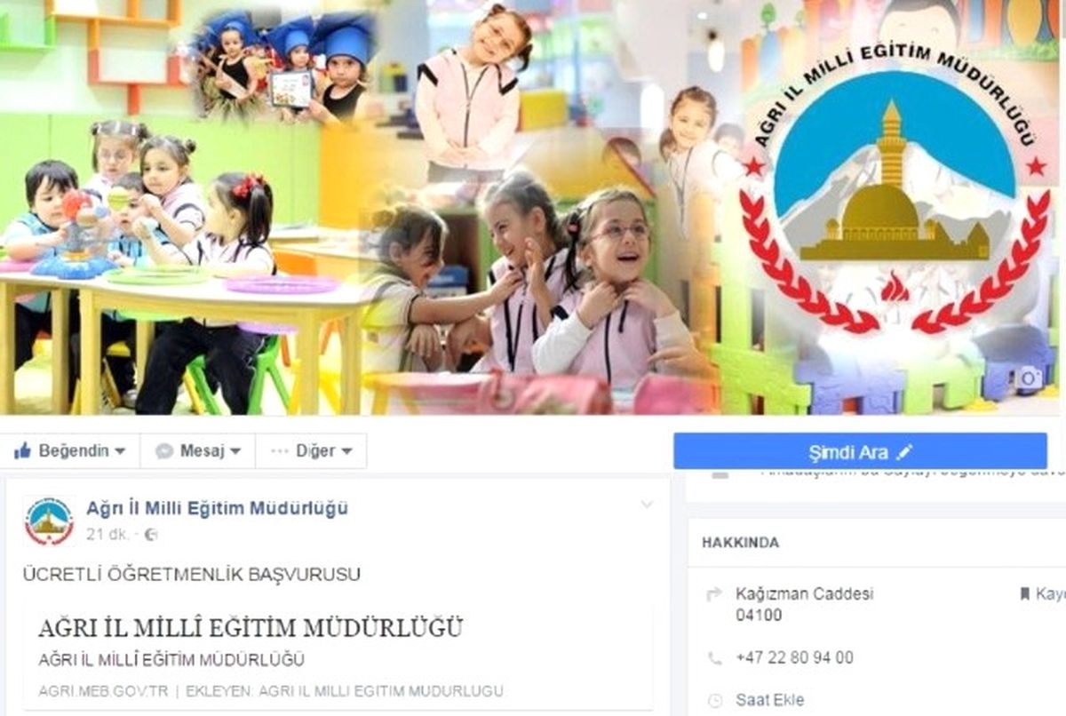 Ağrı\'da Ücretli ve Vekil Öğretmen Başvurusu Başladı