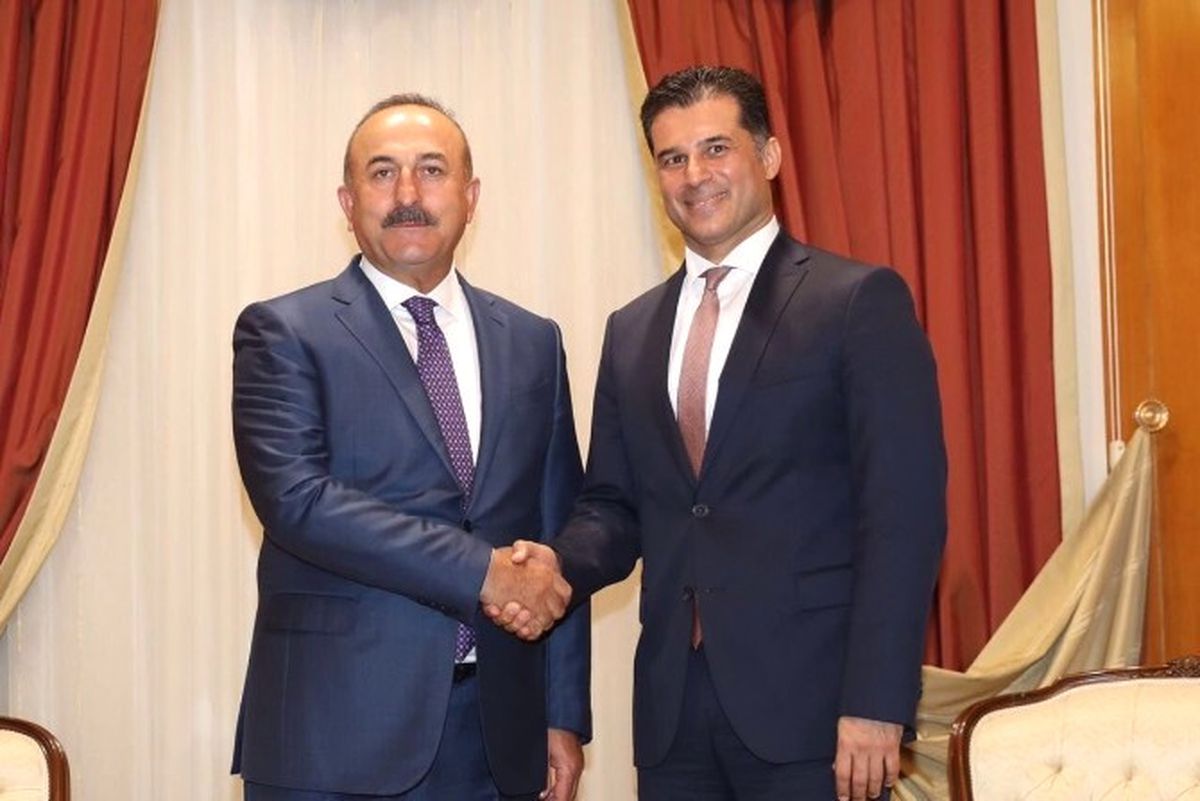 Bakan Çavuşoğlu, KKTC Başbakanı Özgürgün ile Görüştü