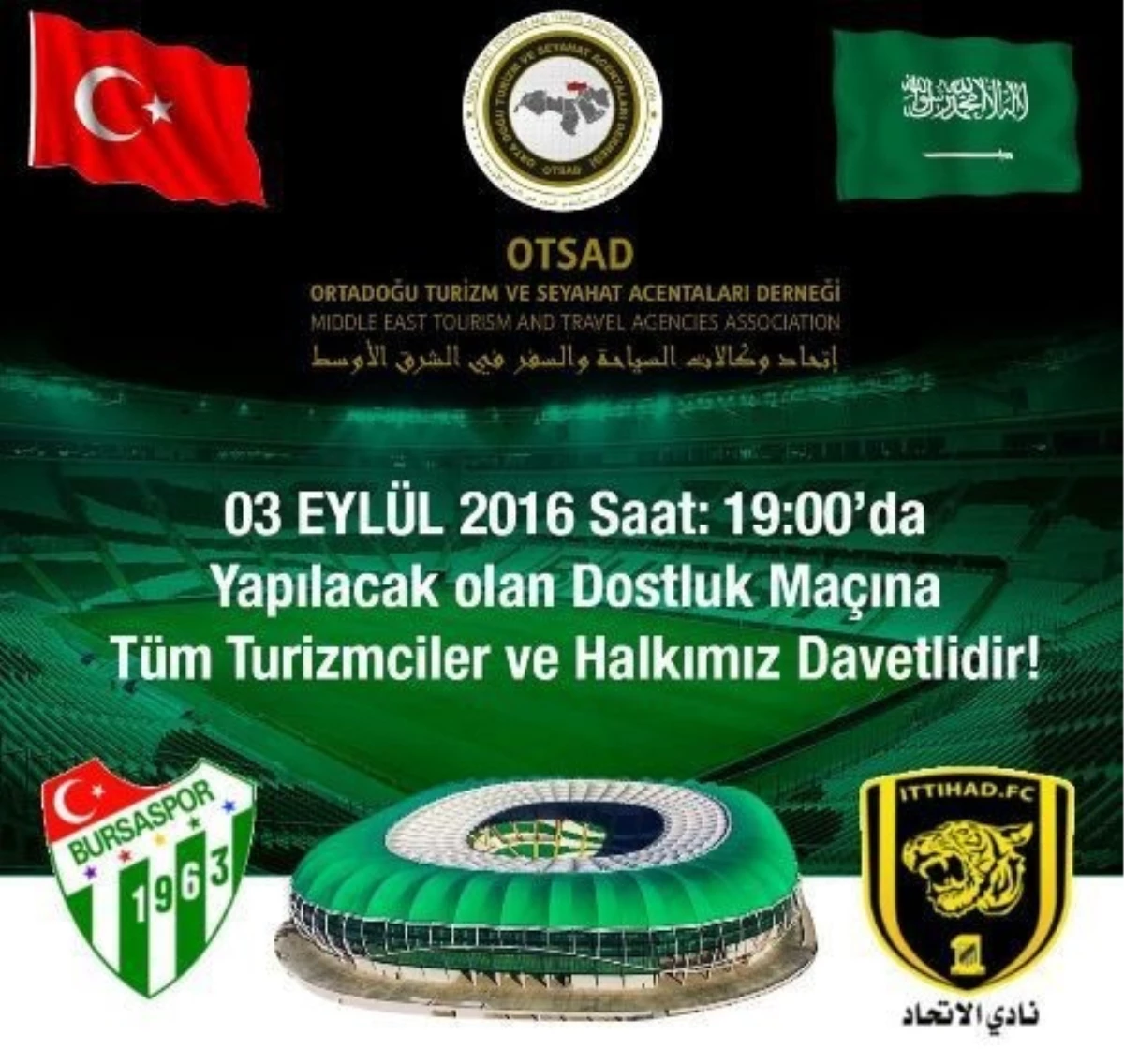 Bursaspor, Suudi Arabistan Ekibi ile Hazırlık Maçı Yapacak