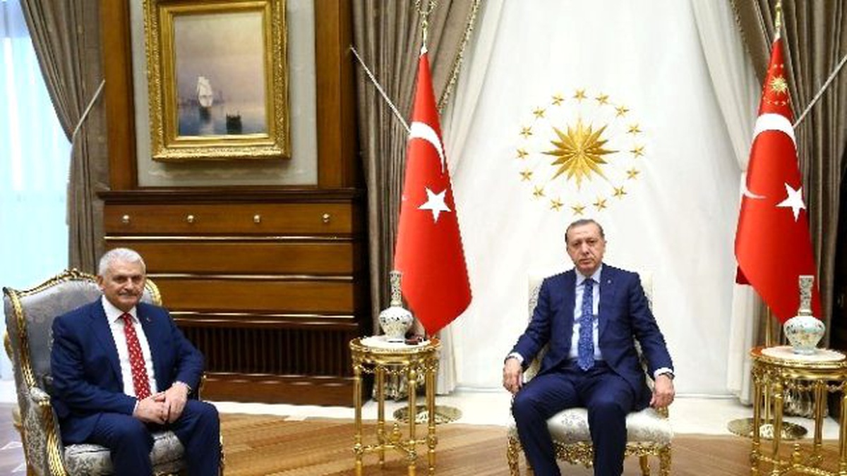 Cumhurbaşkanı Erdoğan Başbakan Yıldırım\'ı Kabul Etti