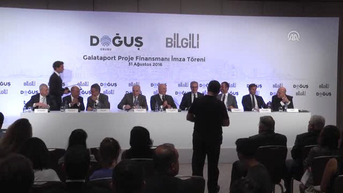 Galataport Projesinde Finansman İçin İmza Töreni Yapıldı