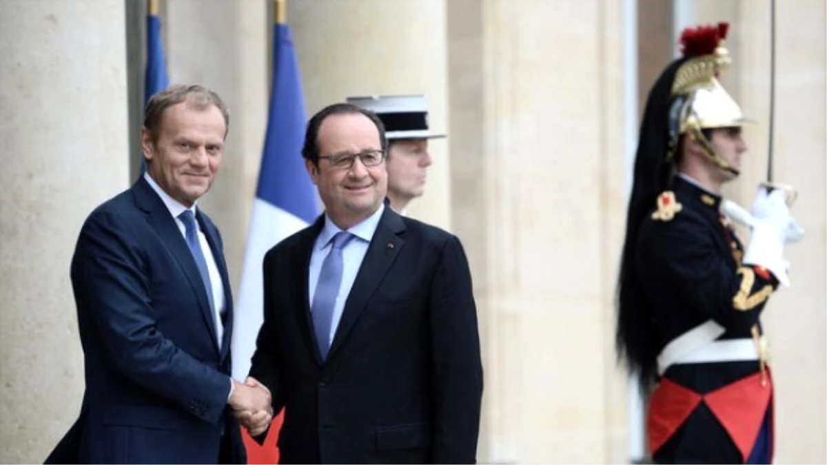 Hollande, Tusk ile Görüştü