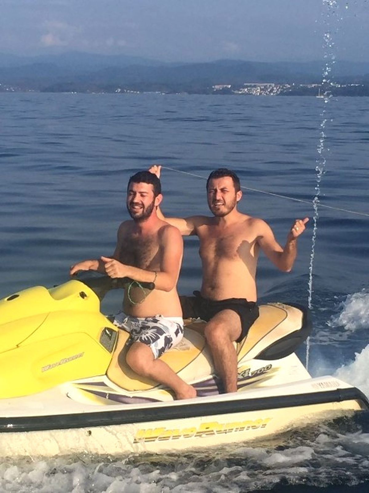 Jet Ski ile Palamut Avladılar