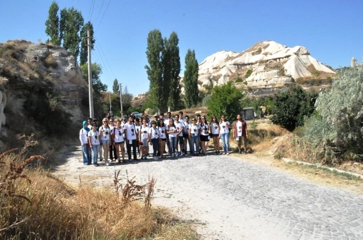Peyzaj Mimarları Göreme\'de Çalışma Yapıyor