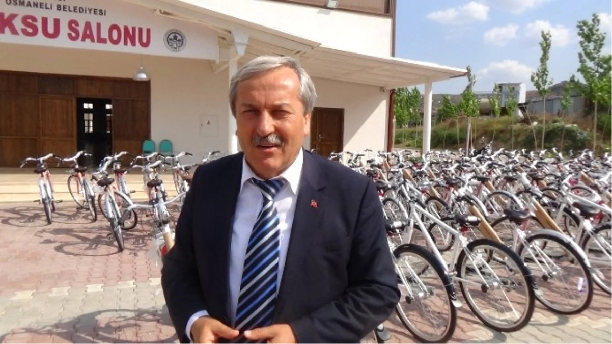 Sağlık Bakanlığı Tarafından Osmaneli\'ne 100 Bisiklet