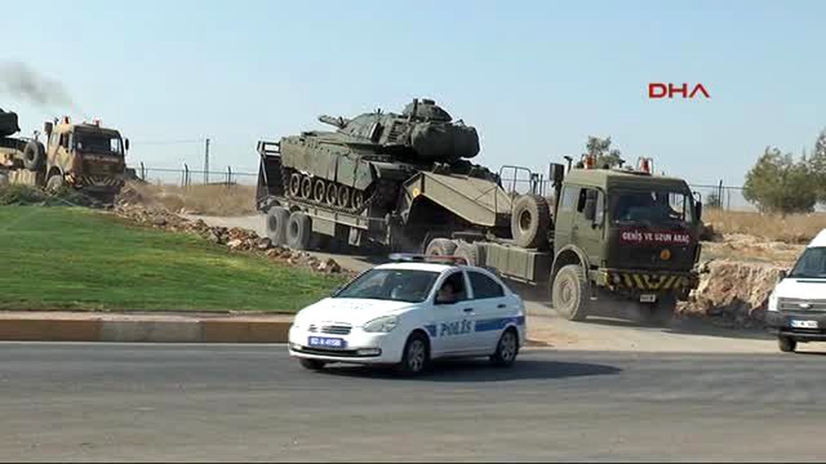 Şanlıurfa? Dan \'Fırat Kalkanı\' Operasyonu Na Askeri Sevkiyat