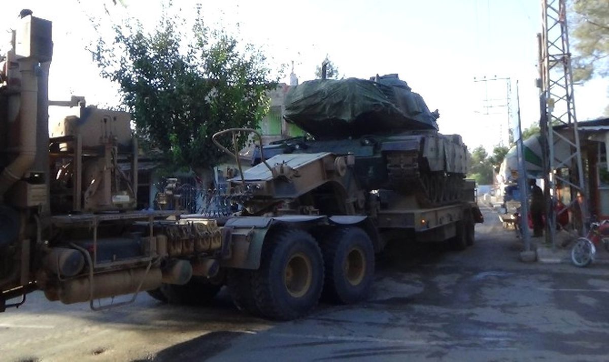 Suriye Sınırına Leopard A2-4 Tankları Sevk Edildi