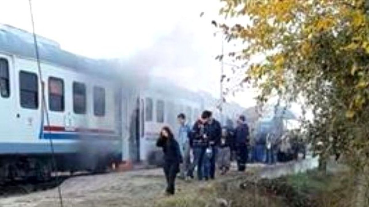 Yolcu Treninde Yangın Çıktı