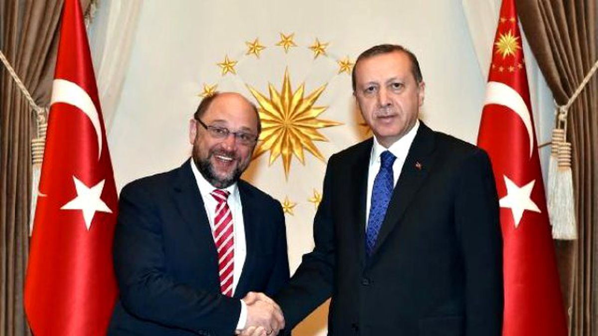 Cumhurbaşkanı Erdoğan AP Başkanını Kabul Etti
