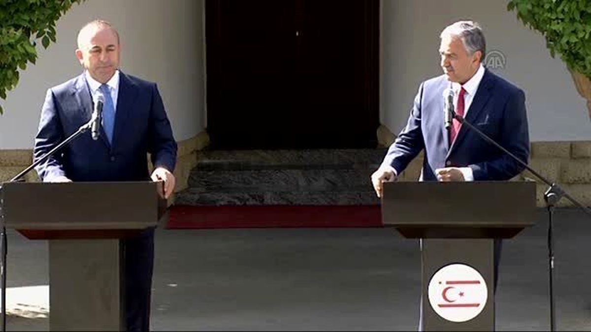 Akıncı ile Çavuşoğlu Ortak Basın Toplantısı Düzenledi