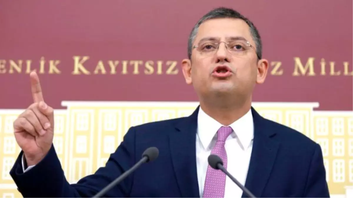 CHP\'li Özel\'den Efkan Ala Değerlendirmesi