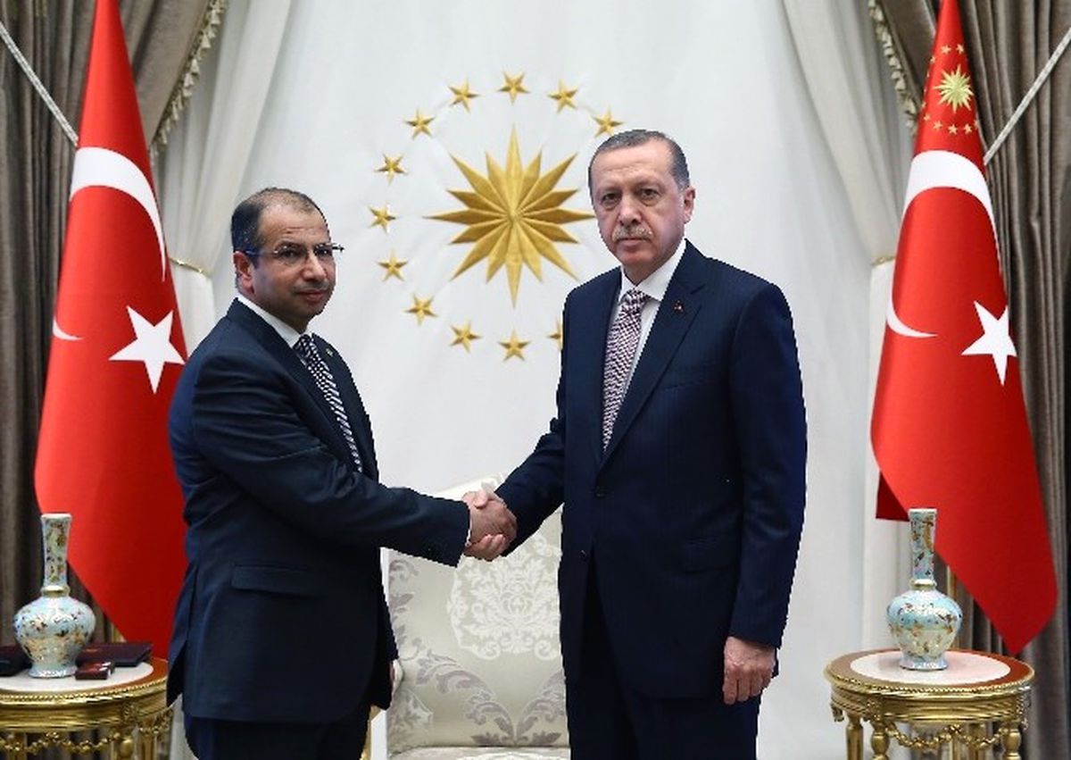 Cumhurbaşkanı Erdoğan Irak Meclis Başkanı Selim El Cuburi\'yi Kabul Etti.