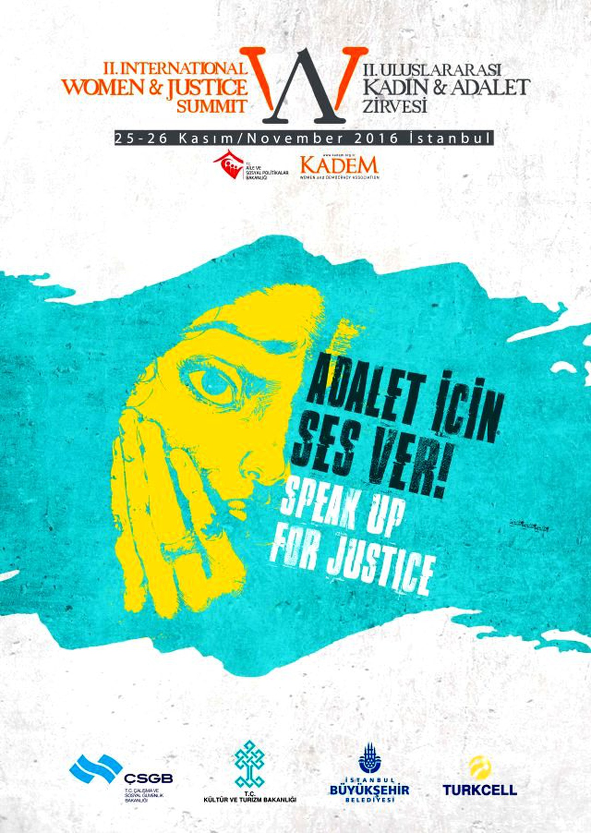 KADEM II.Uluslararası Kadın ve Adalet Zirvesi 25-26 Kasım\'da