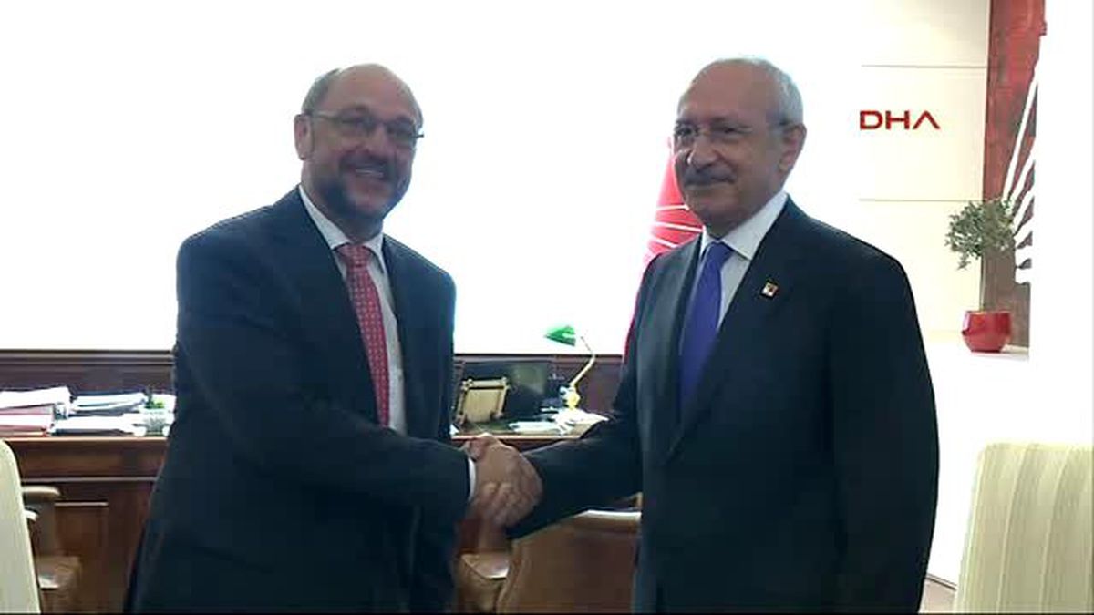 Kılıçdaroğlu, AP Başkanı Schulz\'la Görüştü