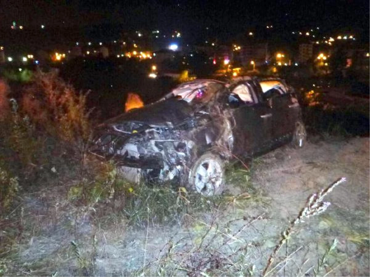 Ünye\'de Otomobil Takla Attı: 1 Ölü, 3 Yaralı
