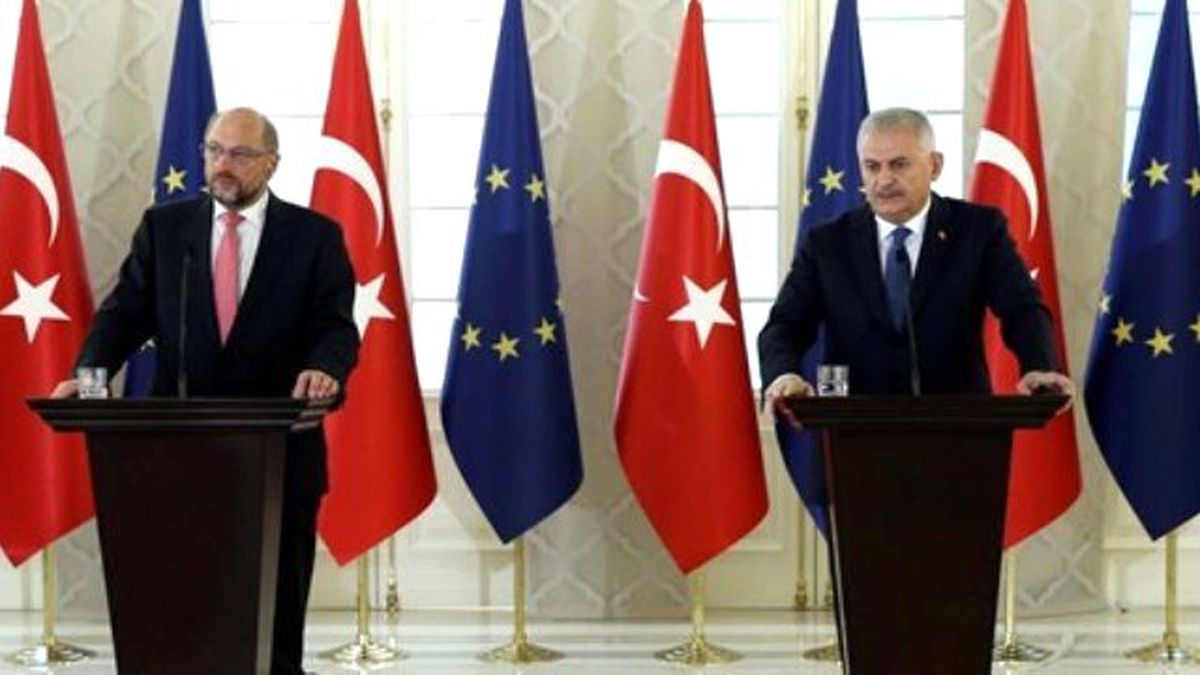 Yıldırım-Schulz Ortak Basın Toplantısı