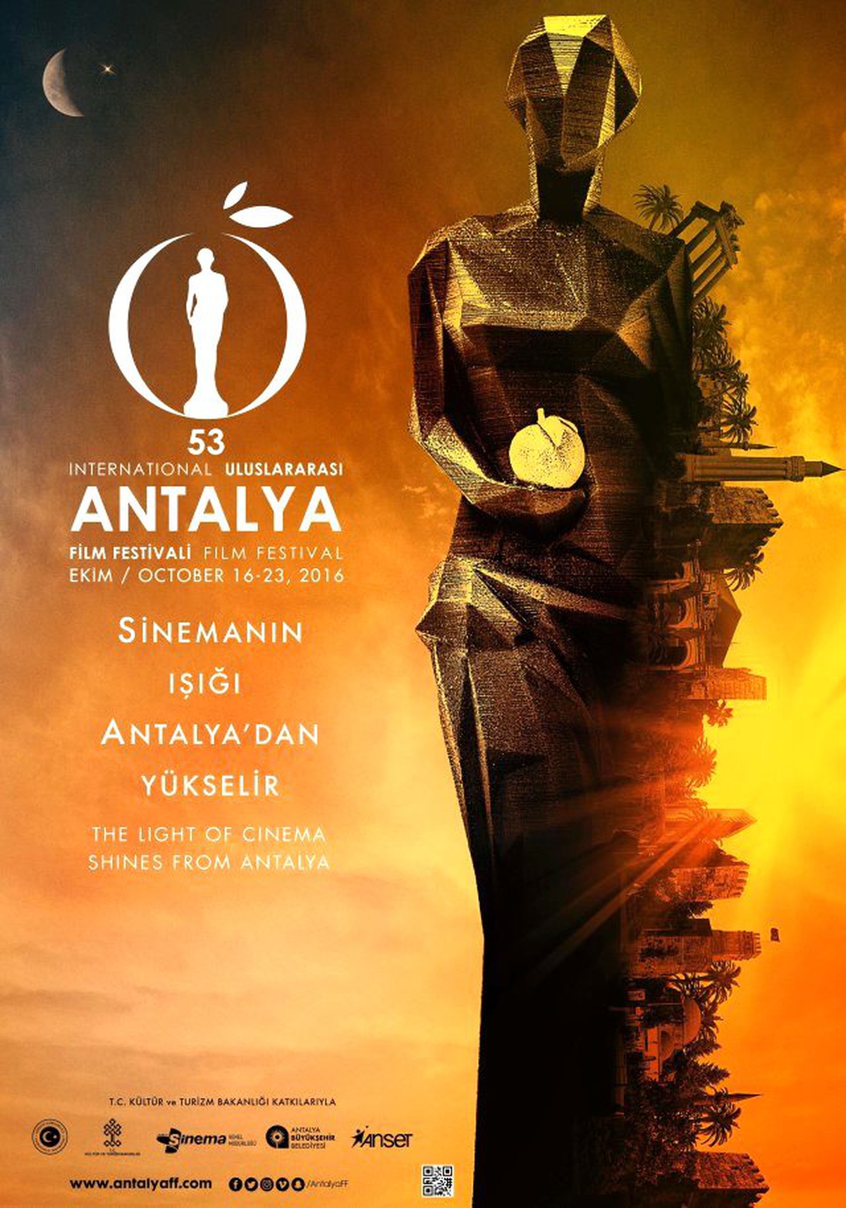Altın Portakal Dünyası Festival Afişinde