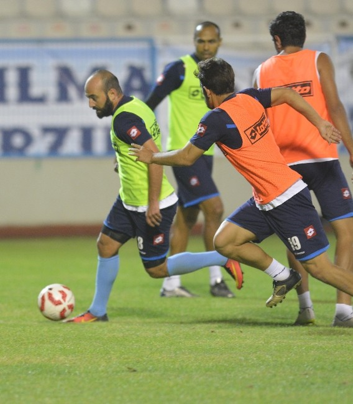 Bb. Erzurumspor\'da Gece Antrenmanı Nefes Kesti