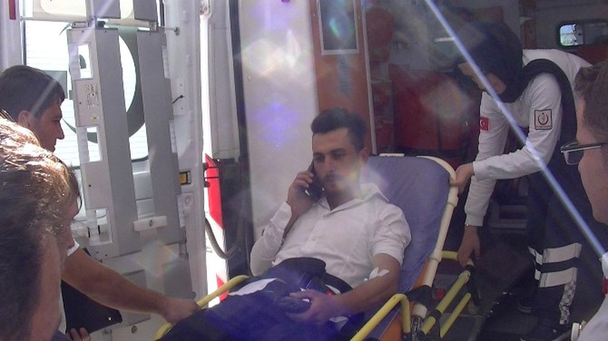 Gölbaşı İlçesinde Motosiklet Takla Attı: 1 Yaralı