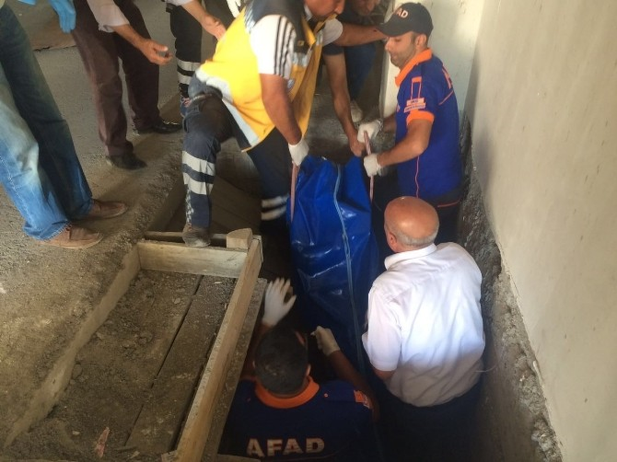 İnşaatta Ceset Bulundu