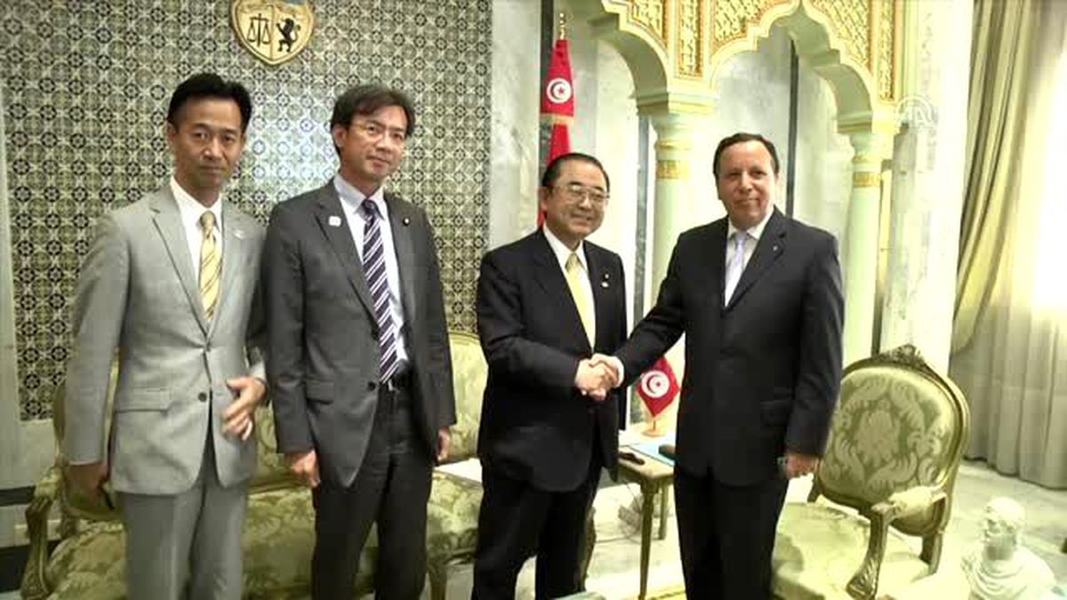 Japon Parlamento Heyeti, Tunus\'ta