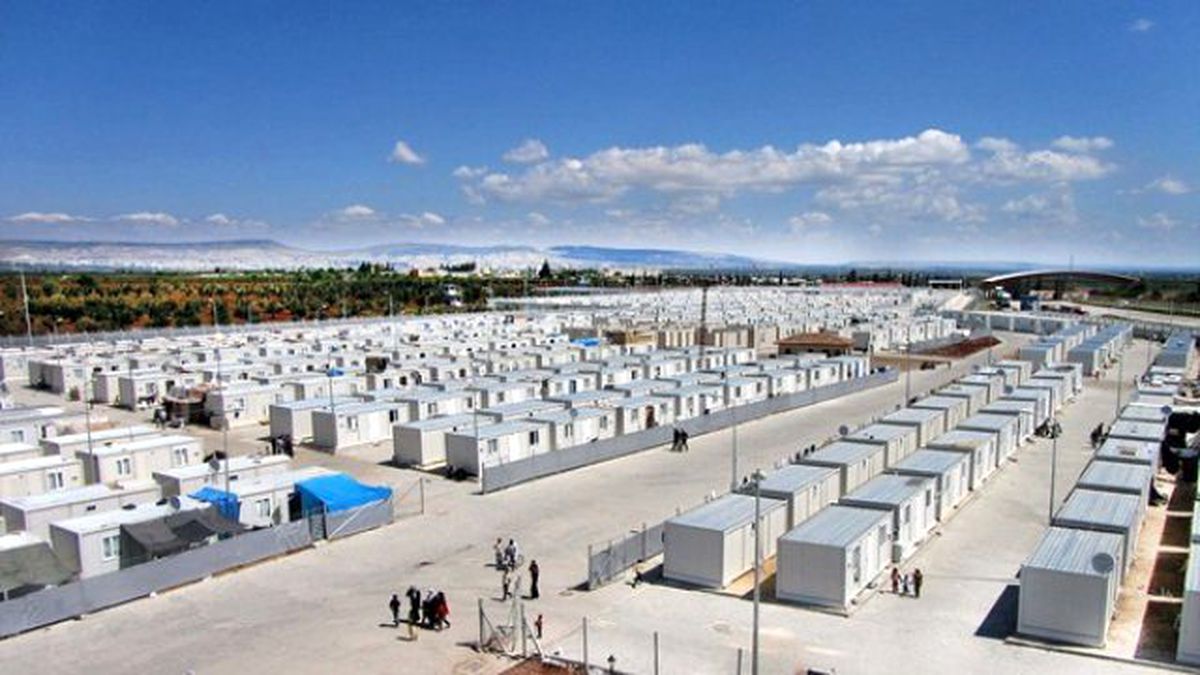 Kahramanmaraş\'taki Konteyner Kent İnşaati