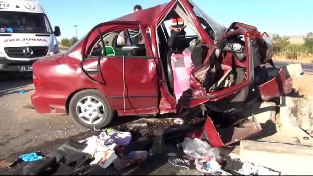 Konya\'da Kaza: Aynı Aileden 3 Kişi Ölü, 2 Kişi Yaralandı