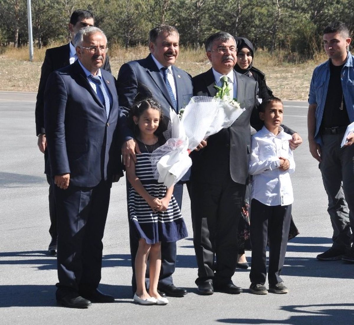Orman ve Su İşleri Bakanı Eroğlu ile Milli Eğitim Bakanı Yılmaz Sivas\'ta